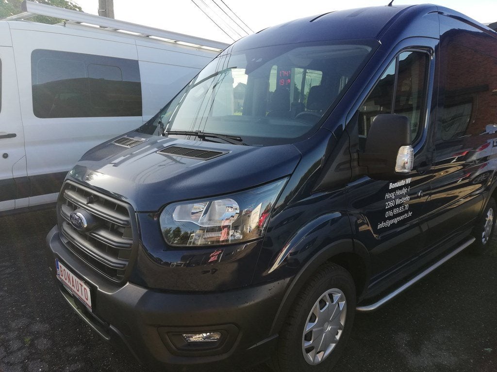 Ford Transit MINIBUS 8+1 350L2H2, Parkeercamera, Euro 6, Blauw, 9 zetels