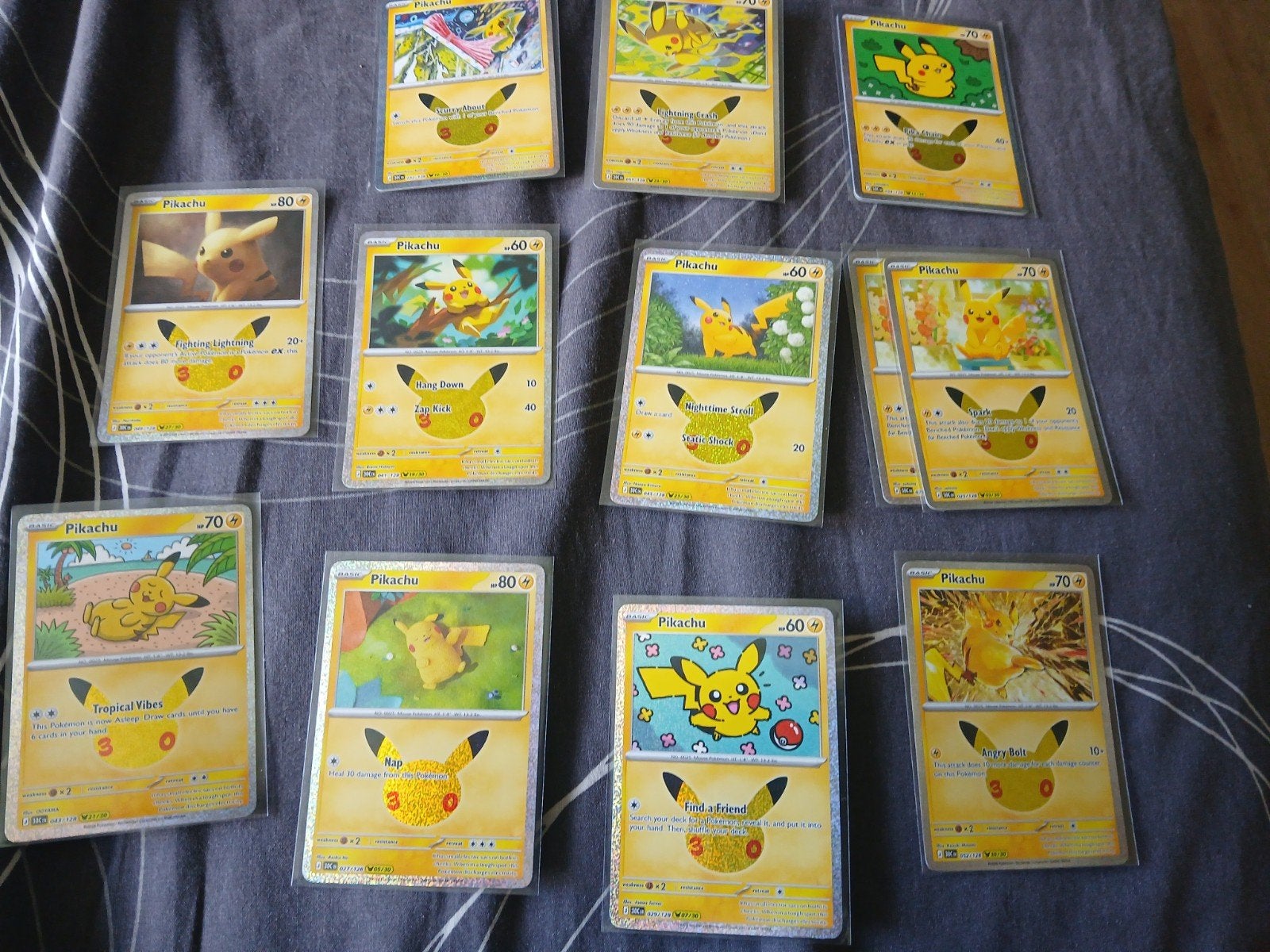 pikachu kaarten 30th, Ophalen of Verzenden, Postfris