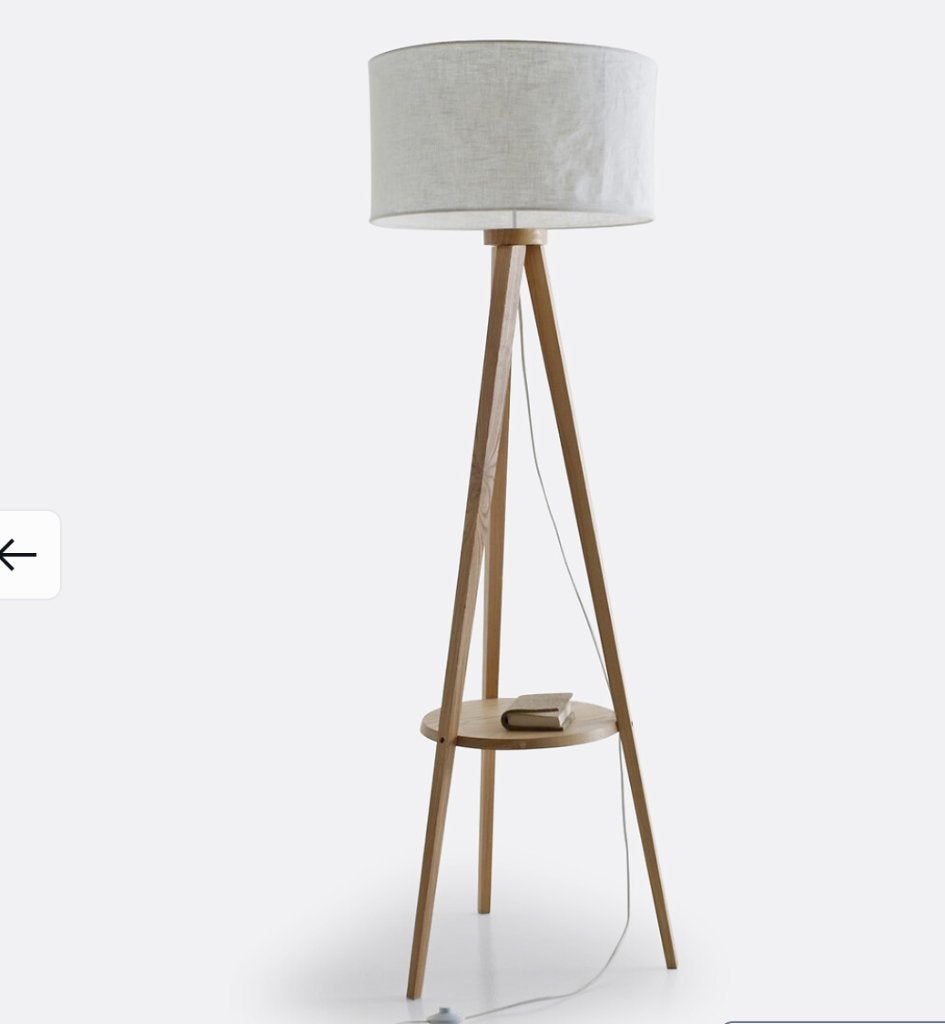 Lampadaire La Redoute, Maison & Meubles, Lampes | Lampadaires, Enlèvement, Utilisé, Bois, 150 à 200 cm