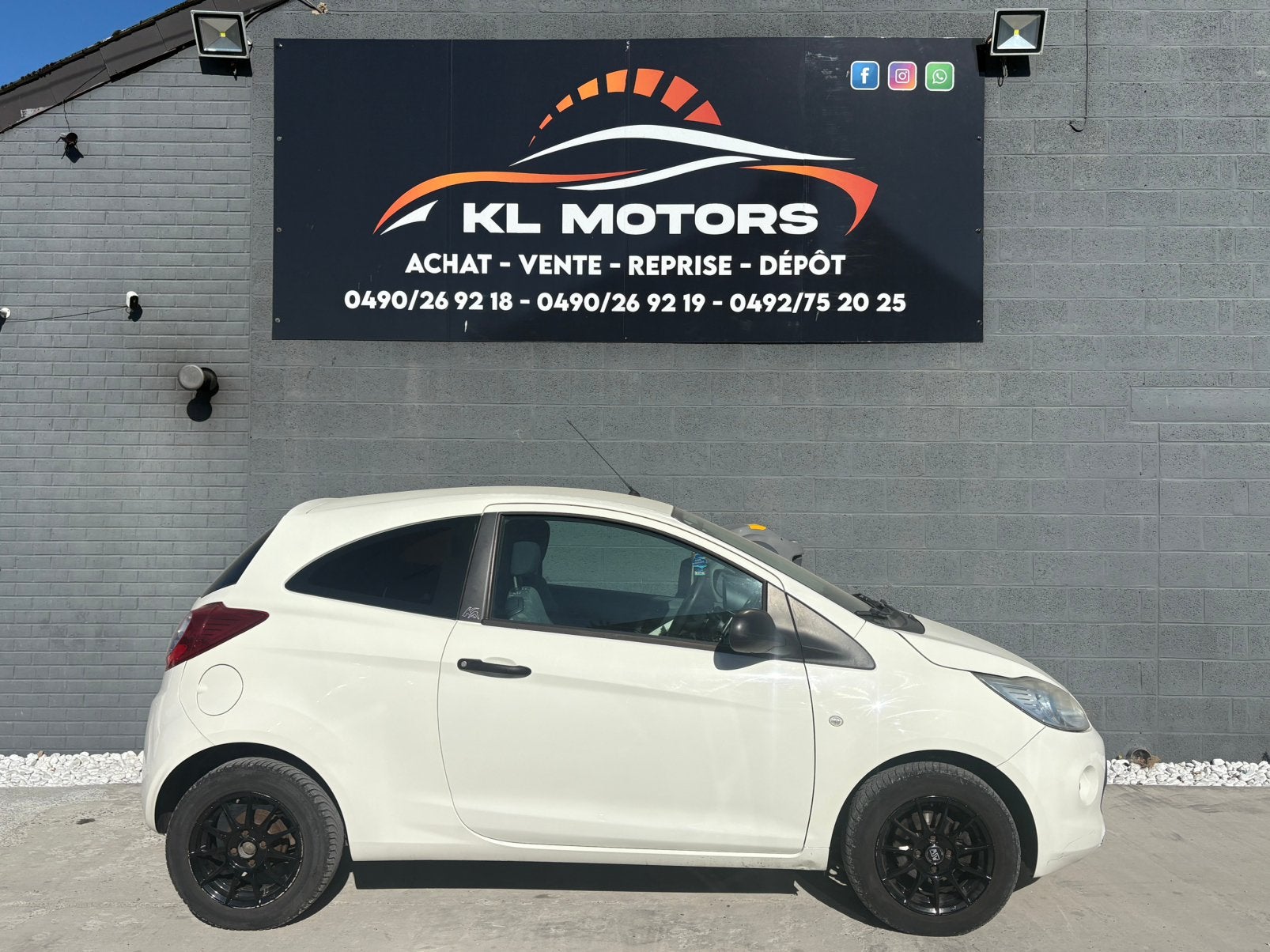 FORD KA 1.2i ESSENCE 132 000KM CARPASS 2011 EURO 5 AIRCO, Autos, Euro 5, Achat, Entreprise, Ka