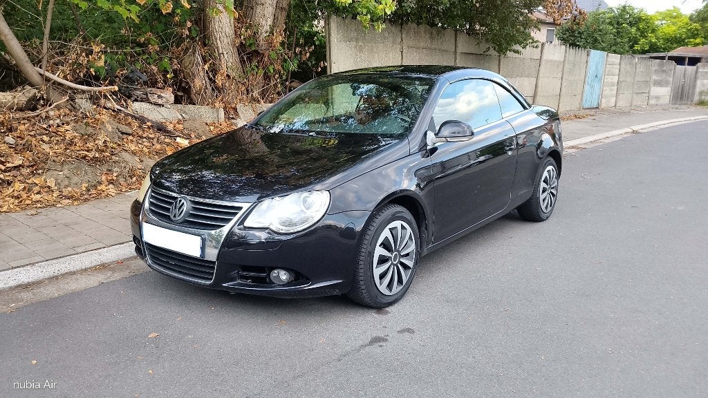 2008 Volkswagen Eos 2 Liter diesel, Auto's, Voorwielaandrijving, 1998 cc, 158 g/km, Cabriolet