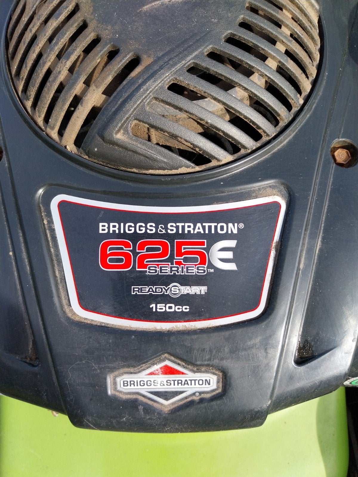 Briggs& Stratton grasmaaier 150cc, Ophalen
