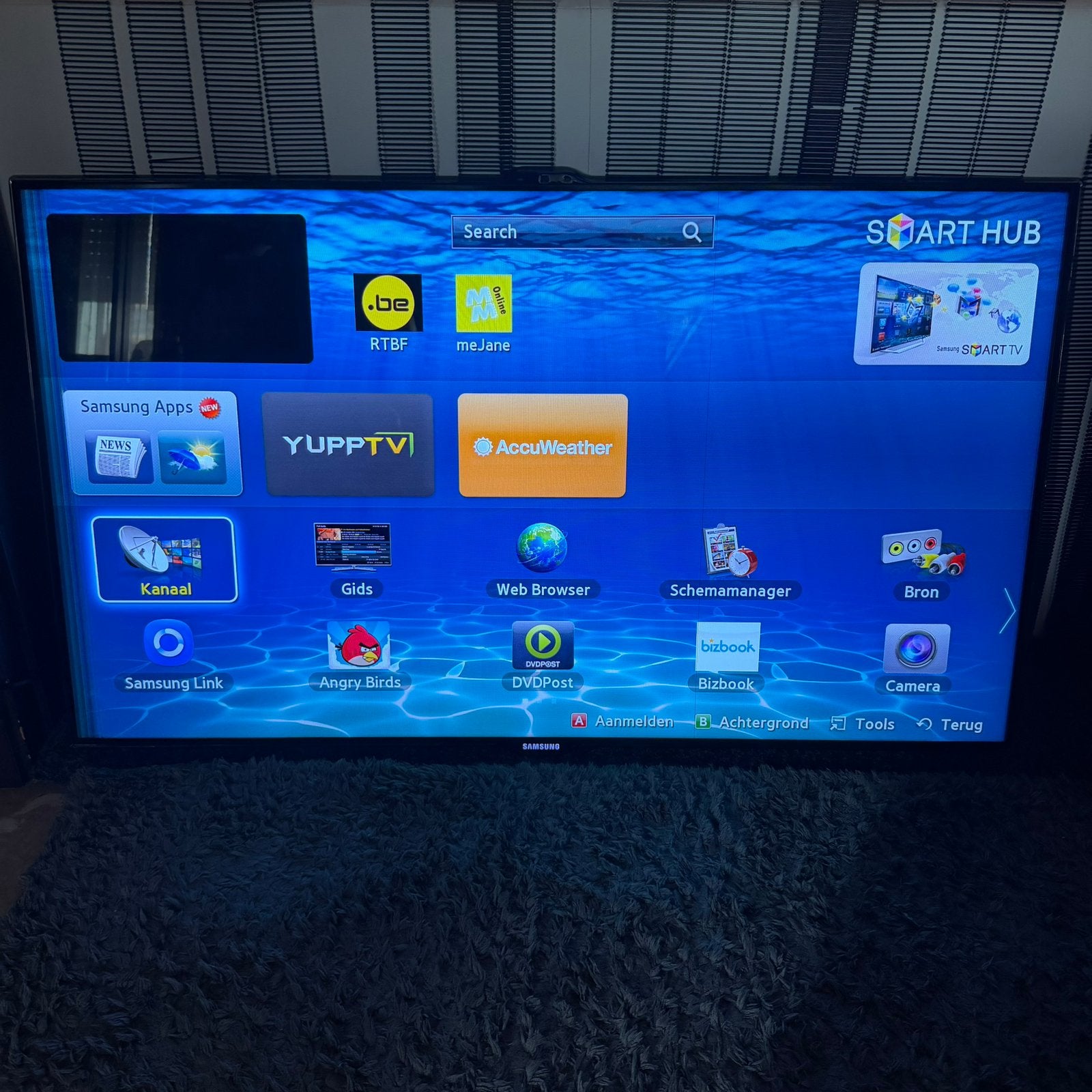 Samsung 46” Full HD Smart TV – UE46ES7000S, Ophalen, Zo goed als nieuw, Samsung, Smart TV