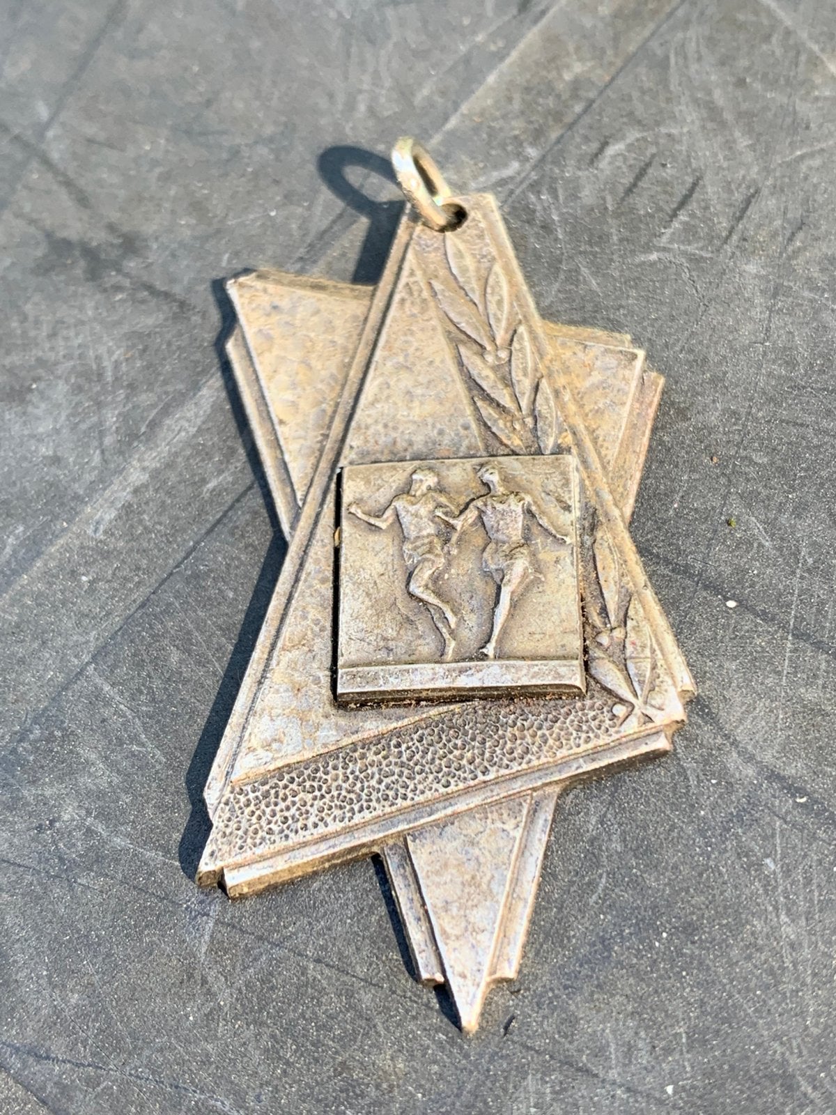 Pendentif de médaille sportive Art Déco vintage (athlétisme), Enlèvement ou Envoi