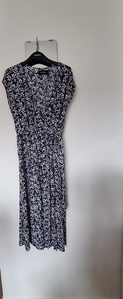 half lang kleedje, Maat 38/40 (M), Blauw, Ophalen of Verzenden, Zo goed als nieuw