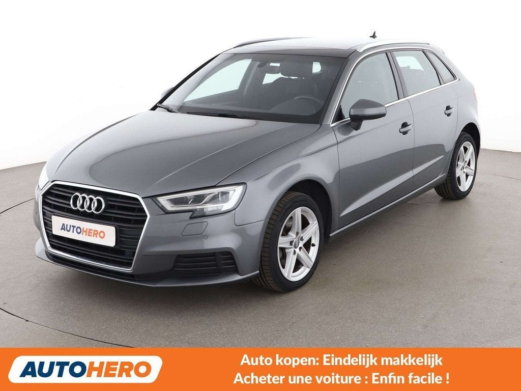 Audi A3 1.6 TDI (année de construction 2019, automatique), Autos, 1385 kg, Argent ou Gris, Achat, 139 g/km