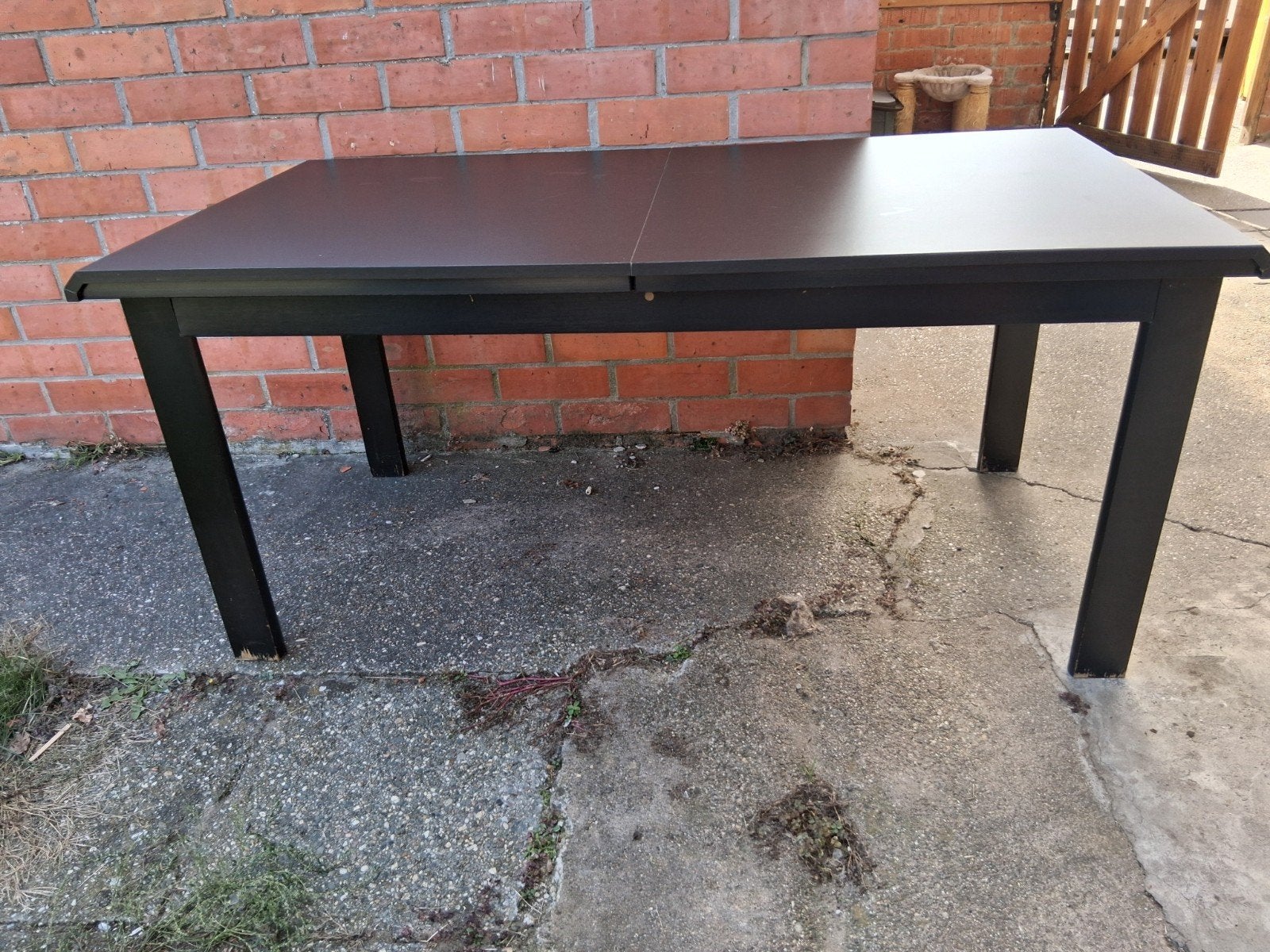 Tafel uitschuifbaar, Ophalen