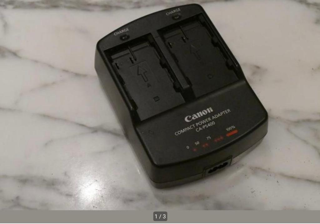 Canon CA-PS400 batterijlader voor BP-511, Ophalen of Verzenden, Gebruikt