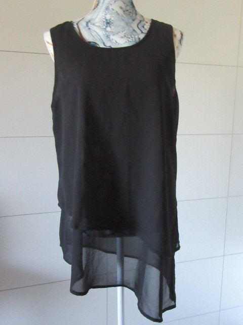 Zwarte tuniek - dames - Emery Rose - Shein - nieuw - Large, Zwart, Maat 42/44 (L), Nieuw, Emery rose
