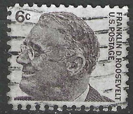 USA 1965/1966 - Yvert 797 - Franklin Delano Roosevelt  (ST), Postzegels en Munten, Verzenden, Gestempeld