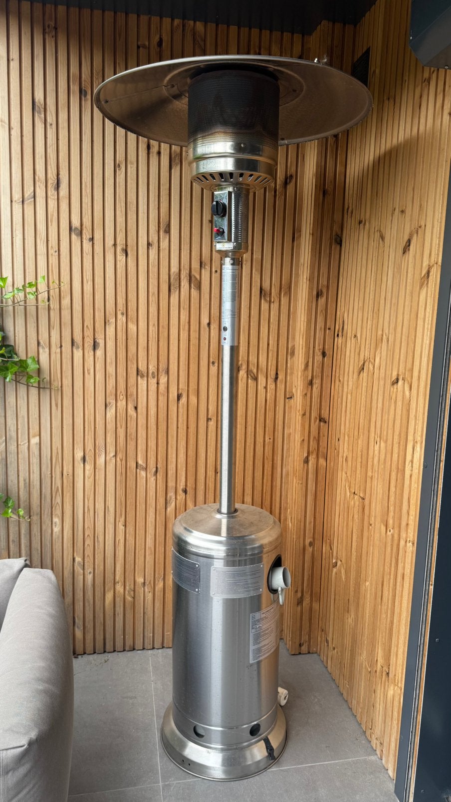 Chauffage de terrasse au gaz, Jardin & Terrasse, Enlèvement, Utilisé, Gaz, Sol