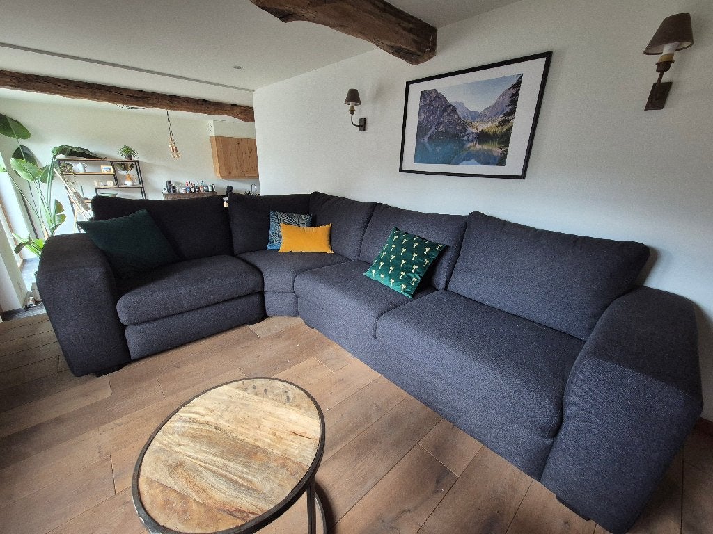 Hoekzetel, Huis en Inrichting, Zetels | Zetels, Ophalen, 250 tot 300 cm, Gebruikt, Hoekbank