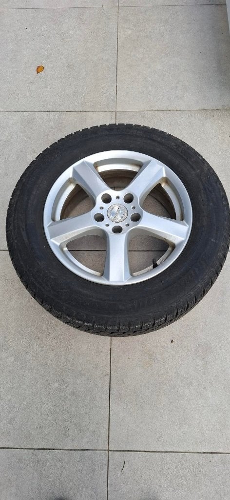 Aluminium velgen 16 inch met winterbanden 215/65 R16, Auto-onderdelen, Ophalen, Velg(en), 16 inch, Winterbanden