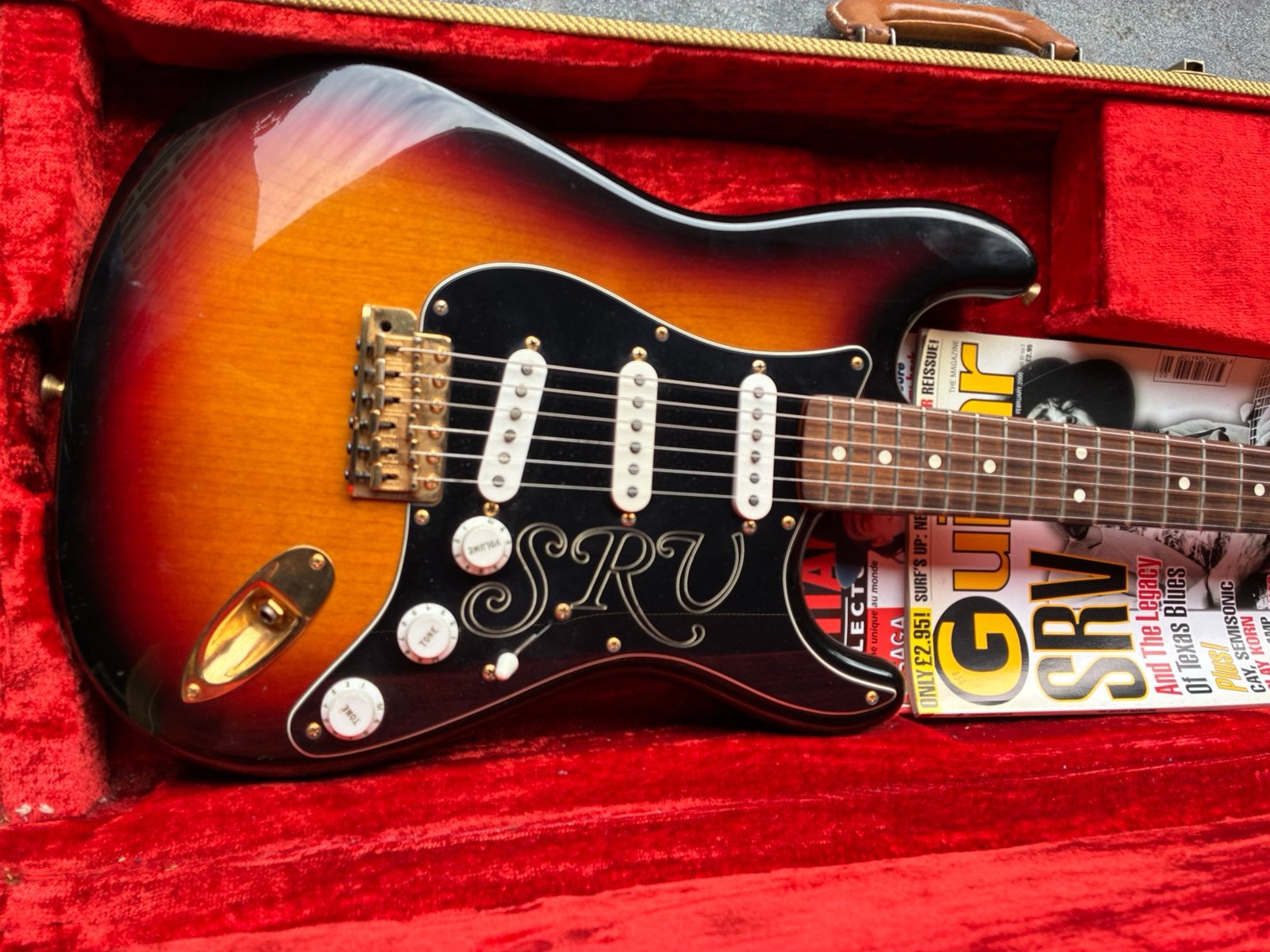 Fender SRV Start BWJ 1998, Enlèvement, Comme neuf, Fender