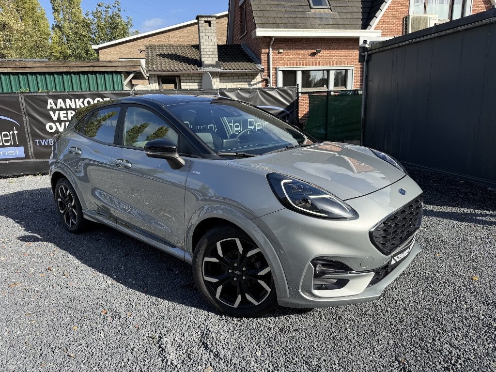FORD PUMA ST-LINE 1.0i 125PK, 2020, 68.000KM, HYBRIDE, Autos, Cuir, Argent ou Gris, Achat, Puma