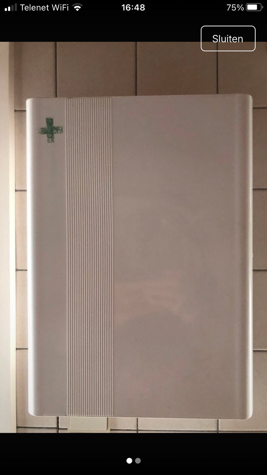 Medicijnenkastje, Ophalen, Gebruikt