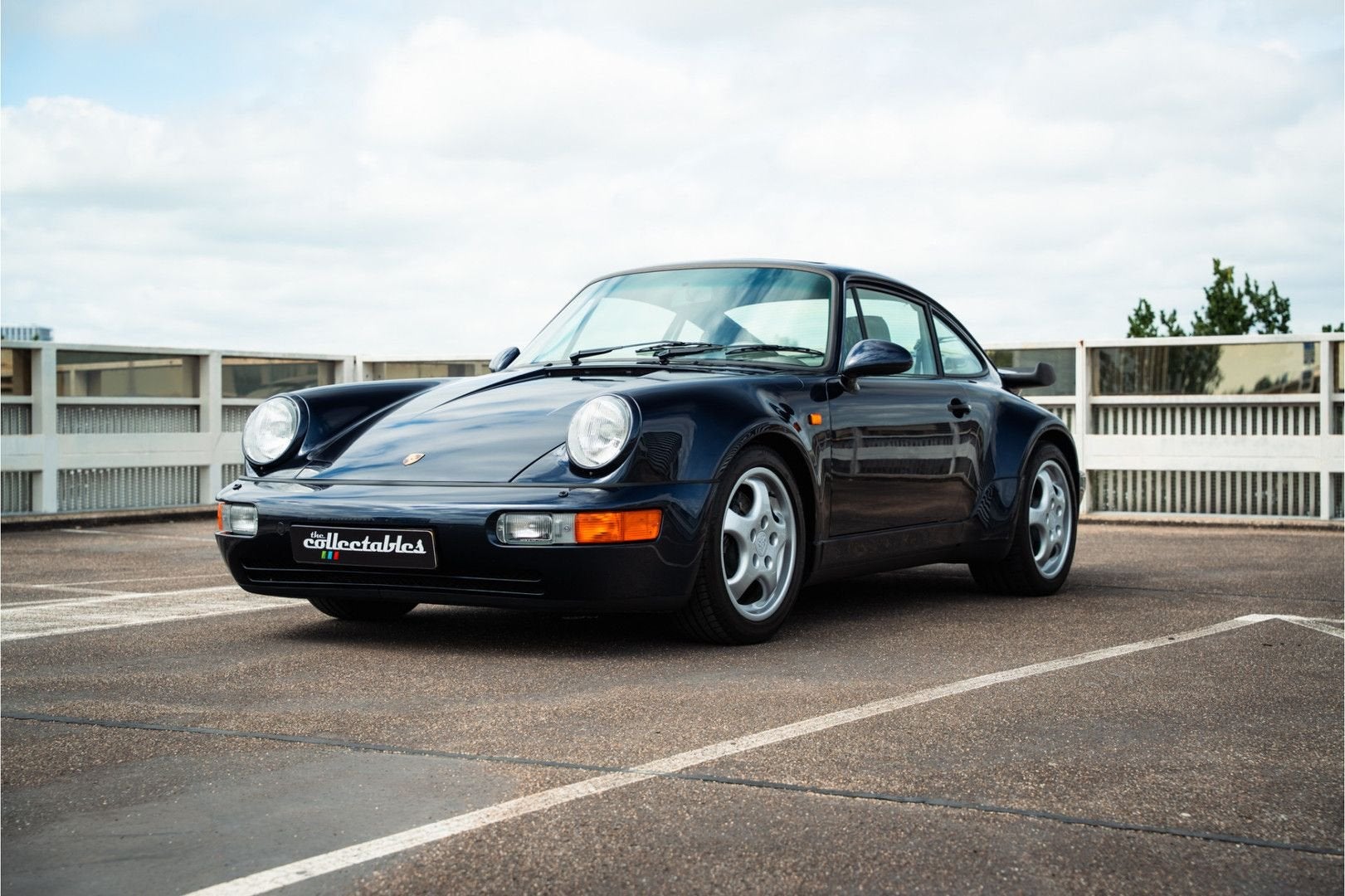 Porsche 911 3.3 Turbo Coupé, Auto's, Porsche, Blauw, Bedrijf, Handgeschakeld, Open dak