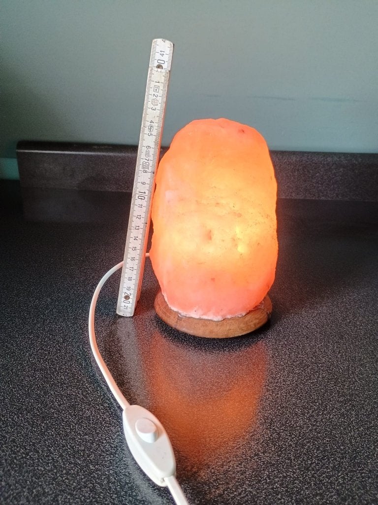 Zoutsteen met lamp, Ophalen, Zo goed als nieuw