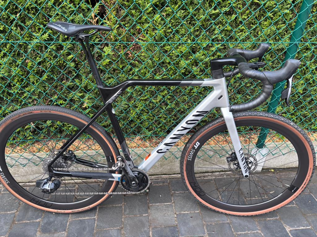 Gravel | Canyon Inflite CF SLX 9 2022 maat: M (nieuwe kader), Fietsen en Brommers, Fietsen | Racefietsen, Ophalen, Zo goed als nieuw