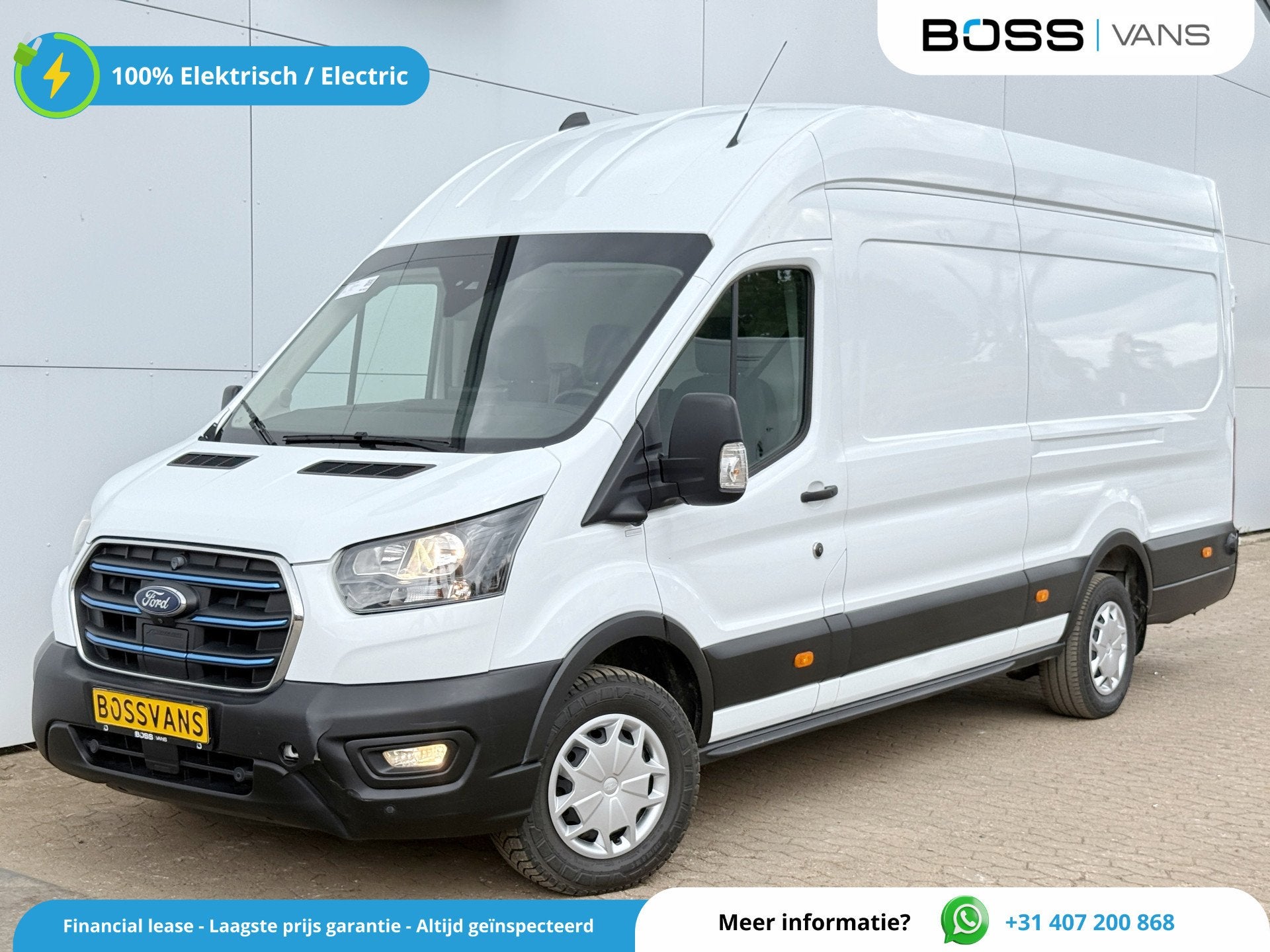 Ford E-Transit 68kWh L4H3 316km WLTP BEV Snelladen Carplay C, Autos, Achat, 135 kW, Entreprise, 3 places