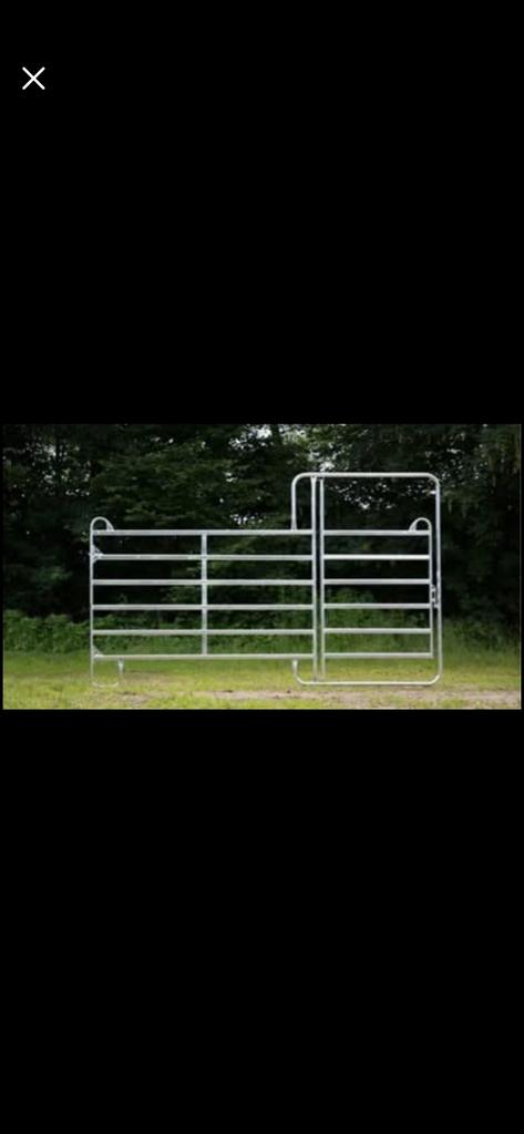 Round pen/ longeer texas 16 panelen (3M) + poort 16 diameter, Dieren en Toebehoren, Weidegang