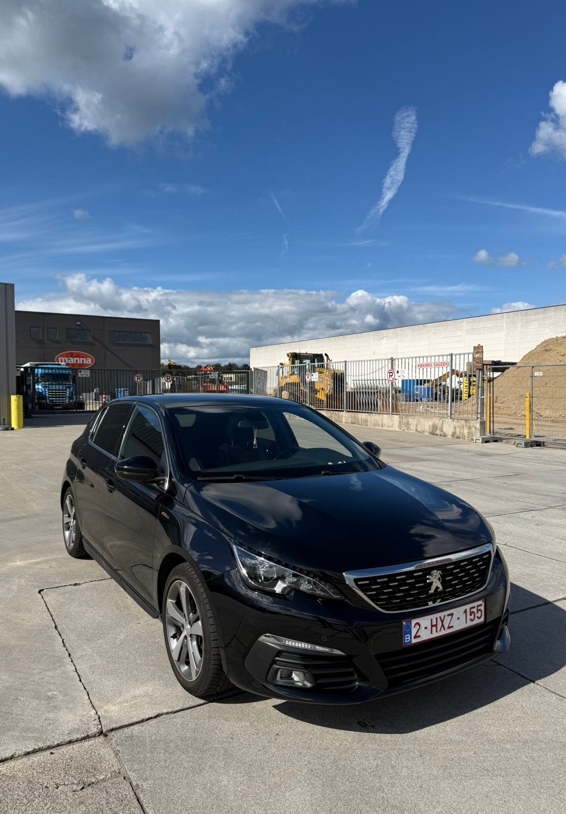 Peugeot 308 GT Line, Dealer onderhouden, Leder en Stof, Zwart, 5 deurs