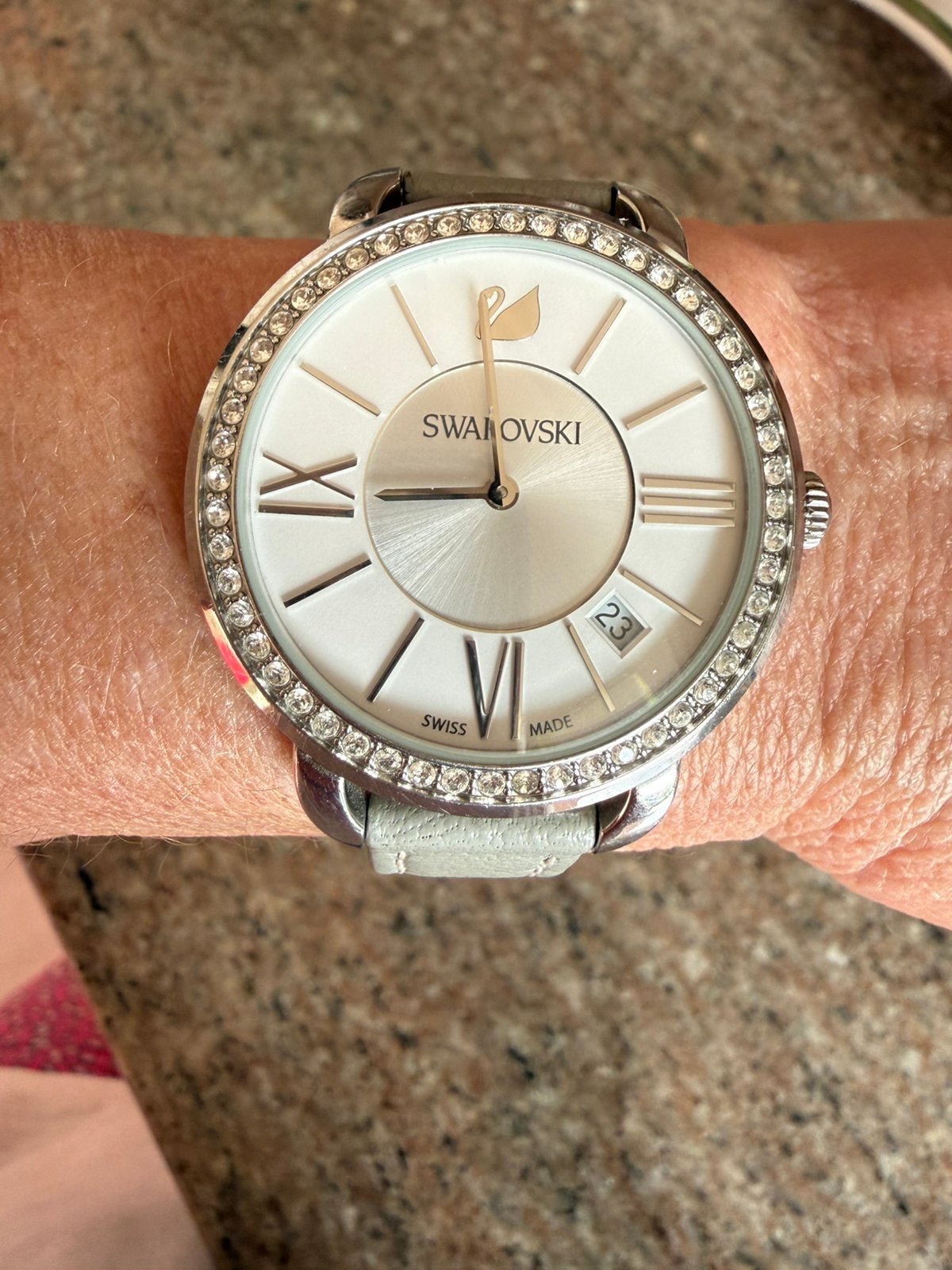 Swarovski horloge, Ophalen of Verzenden, Zo goed als nieuw, Polshorloge