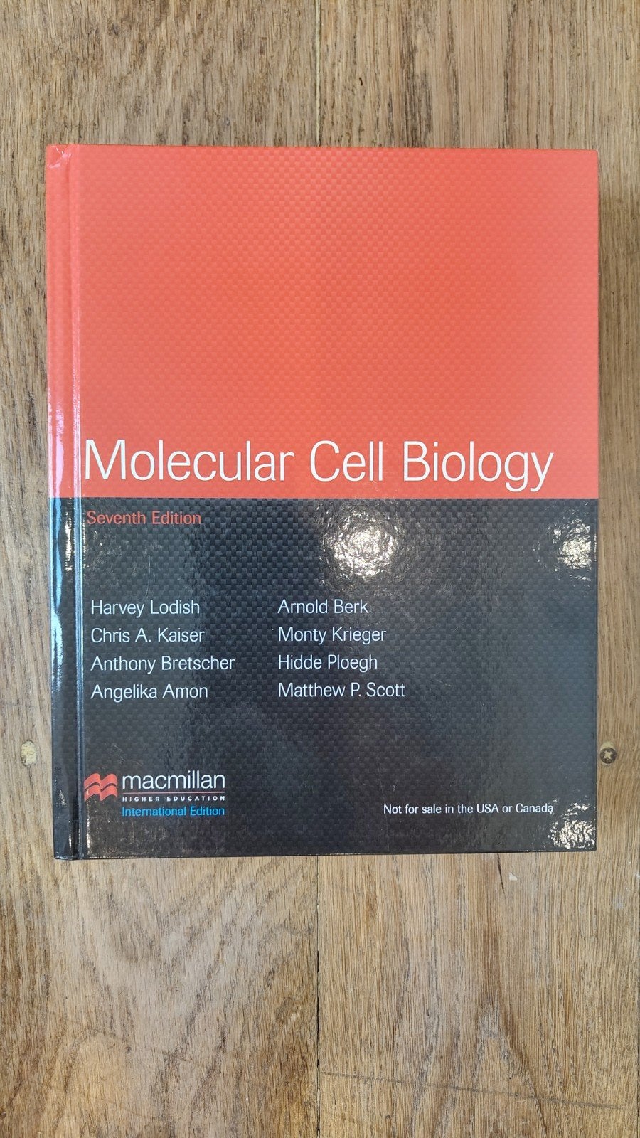 Molecular Cell Biology 7th edition, Livres, Science, Enlèvement ou Envoi, Neuf