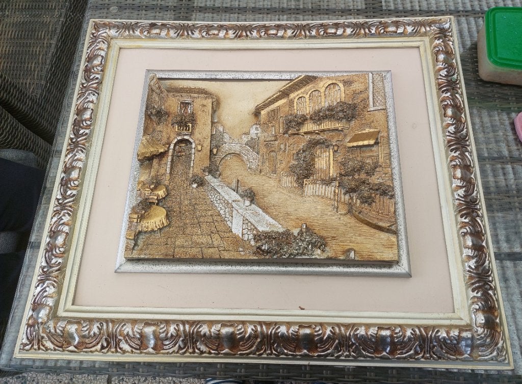 Un panneau mural tridimensionnel très détaillé à vendre, Enlèvement, Classique