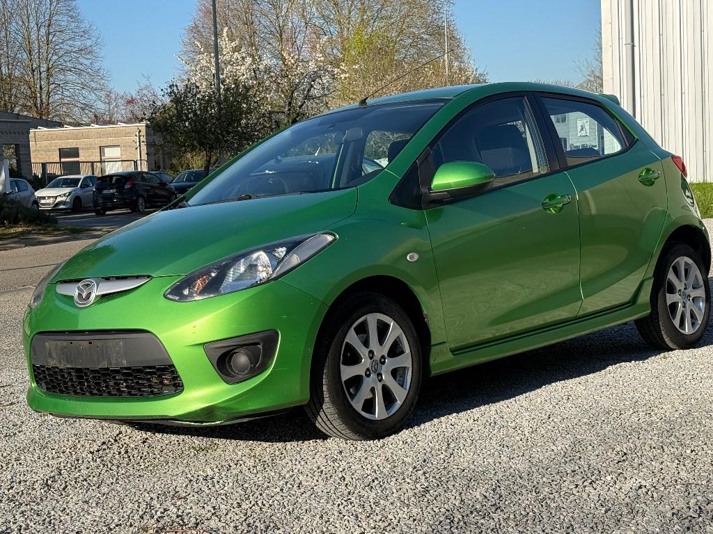 Mazda 2 1.4i Airco 5 portes, Autos, Entreprise, Boîte manuelle, Noir, 5 portes