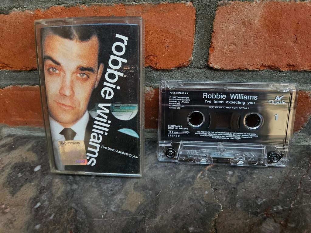 Cassette « Je t'attendais » de Robbie Williams | pop/, Enlèvement ou Envoi, Pop