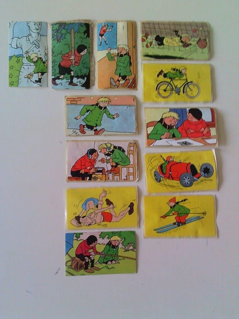75 stickers stripfiguren voor 16 euro zending inbegrepen ., Enlèvement ou Envoi