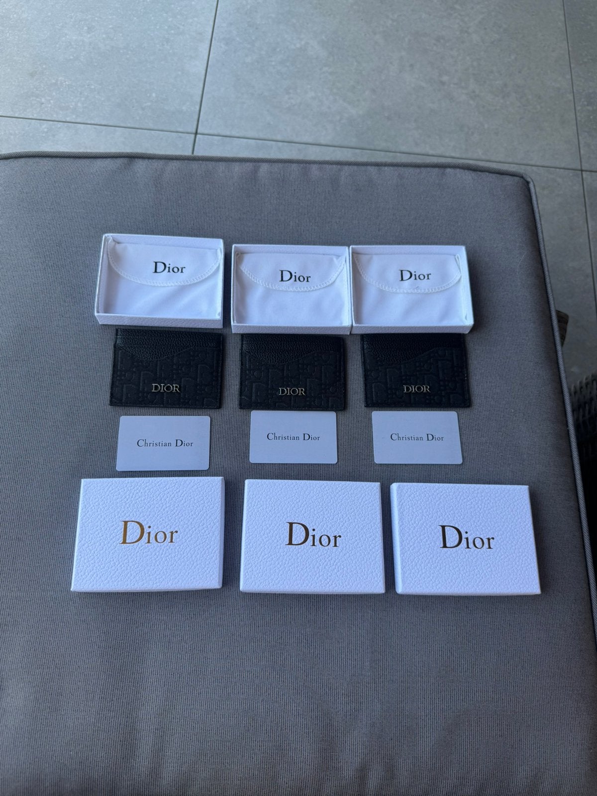 Porte-cartes Christian Dior, Enlèvement ou Envoi, Neuf, Noir