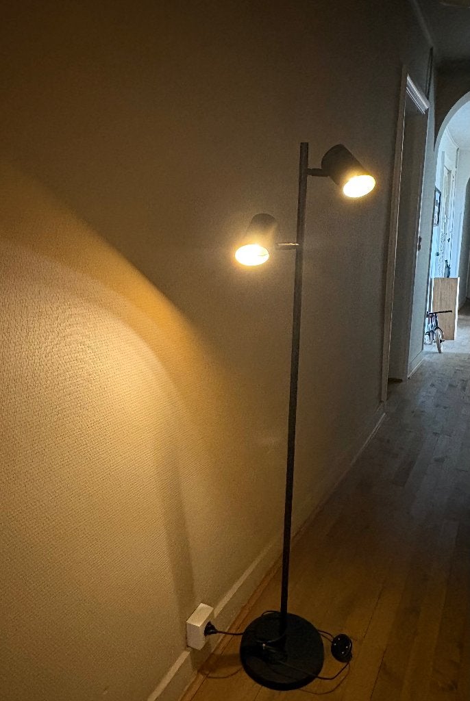 Verlichting, staanlamp, interieur, lamp, licht, Enlèvement, Comme neuf, Métal, 100 à 150 cm