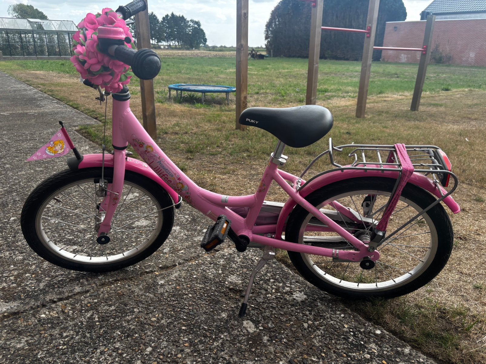 Puky meisjes fiets 18 inch, Fietsen en Brommers, Fietsen | Kinderfietsjes, Ophalen, Gebruikt, 16 tot 20 inch