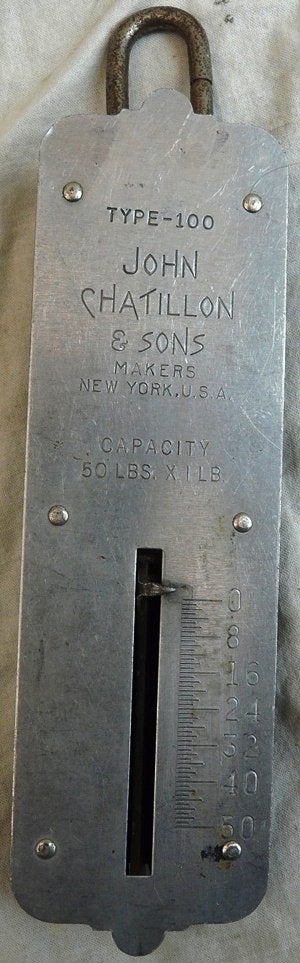 Hanging Scale, type-100, J.Chatillon and Sons, New York USA., Ophalen of Verzenden