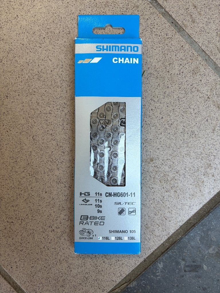Shimano 105 CN-HG601-11 ketting — nieuw in doos, Fietsen en Brommers, Ophalen, Shimano 105, Nieuw, Derailleur of Ketting
