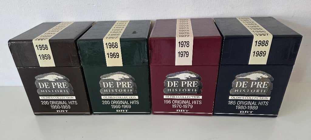 4 CD verzamelalbum De Pré Historie jaren '50 tem '80, Ophalen of Verzenden, Verzamelalbum