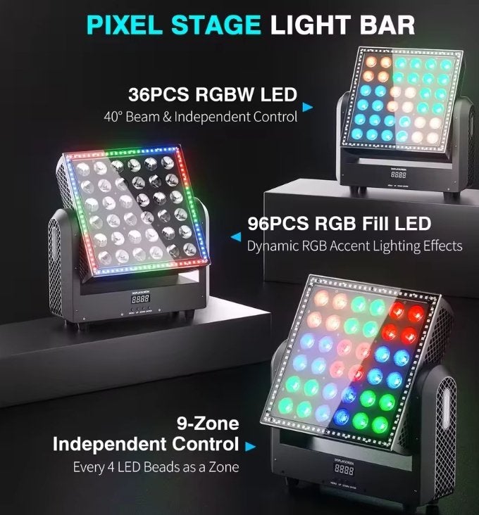 First Class 600W Wall Washer Light RGBW Moving Head Light, Muziek en Instrumenten, Licht en Laser, Ophalen of Verzenden, Nieuw