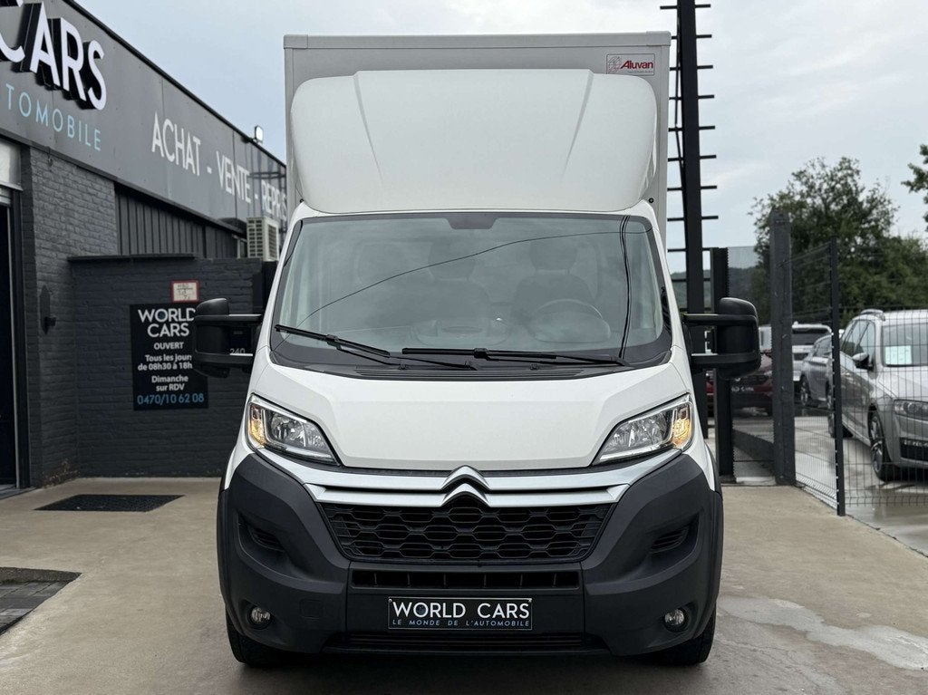 Peugeot Boxer 2.2D 165CV CARGO 21M3 TVAC*BTWIN NAVIGATION AI, Auto's, Voorwielaandrijving, Stof, Gebruikt, 4 cilinders