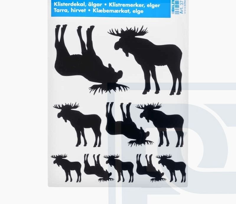 Volvo Stickervel assorti zwart Eland 10 stuks Volvo onderdee, Enlèvement ou Envoi, Neuf