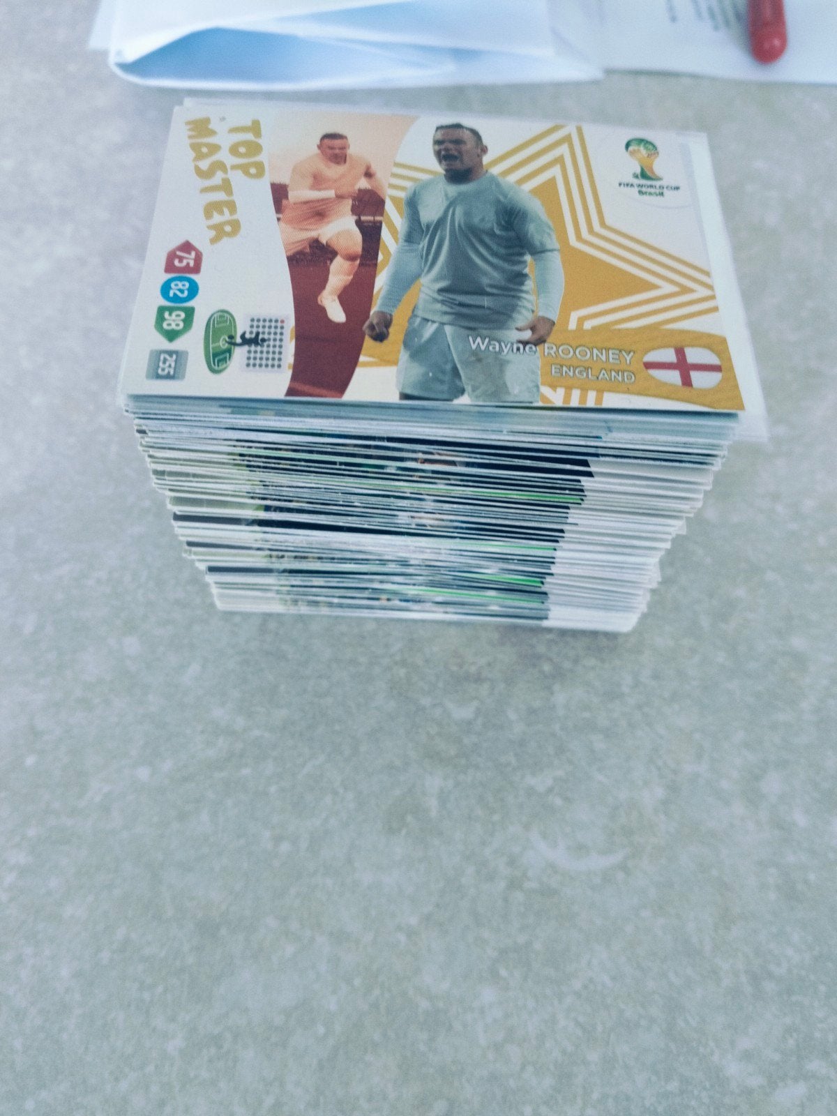 193 verschillende Panini kaarten WK 2014, Verzamelen, Sportartikelen en Voetbal, Ophalen of Verzenden