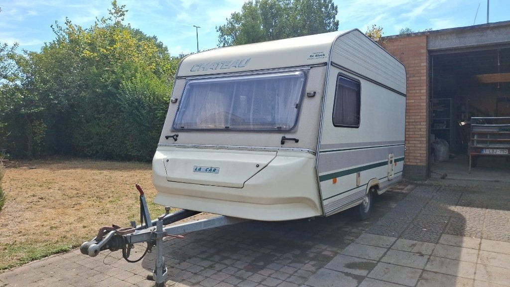 Chateau la car 400T, Caravans en Kamperen, Caravans, Chateau, Kachel, Treinzit, Tot en met 3