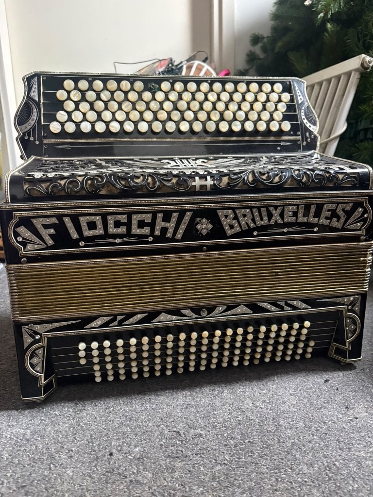 Knop accordeon Fiocchi Bruxelles, Enlèvement