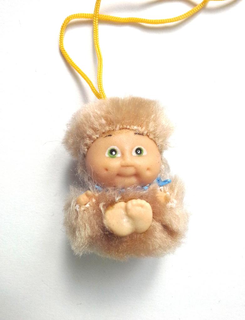 Collier mini peluche Patouf brun clair vintage, Kinderen en Baby's, Speelgoed | Knuffels en Pluche, Gebruikt, Bruin, Ophalen