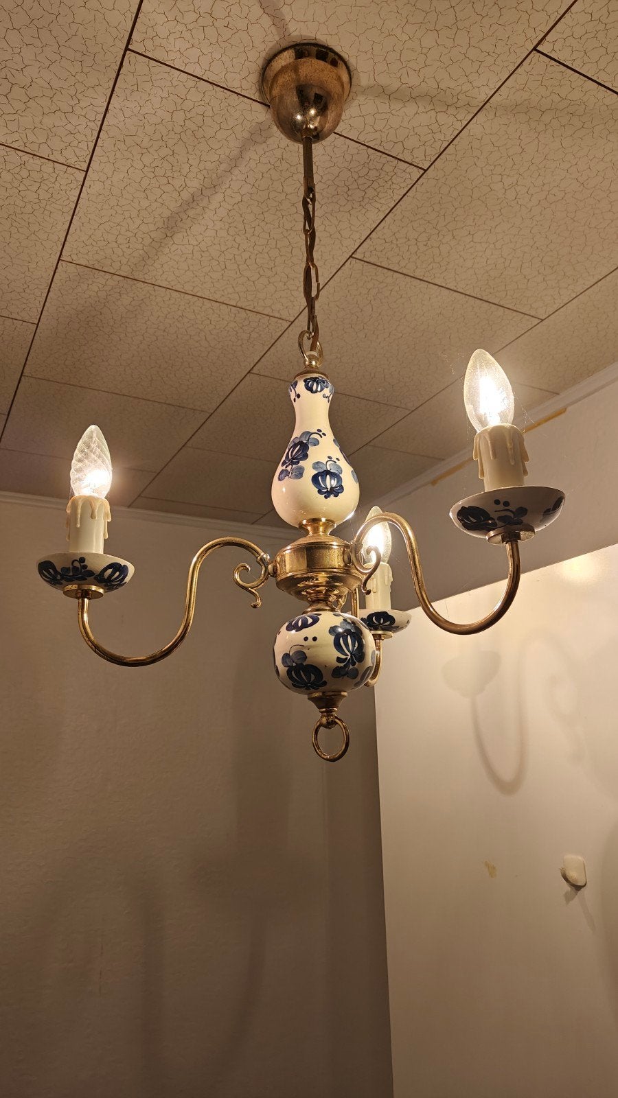 luster Delfts blauw, Ophalen