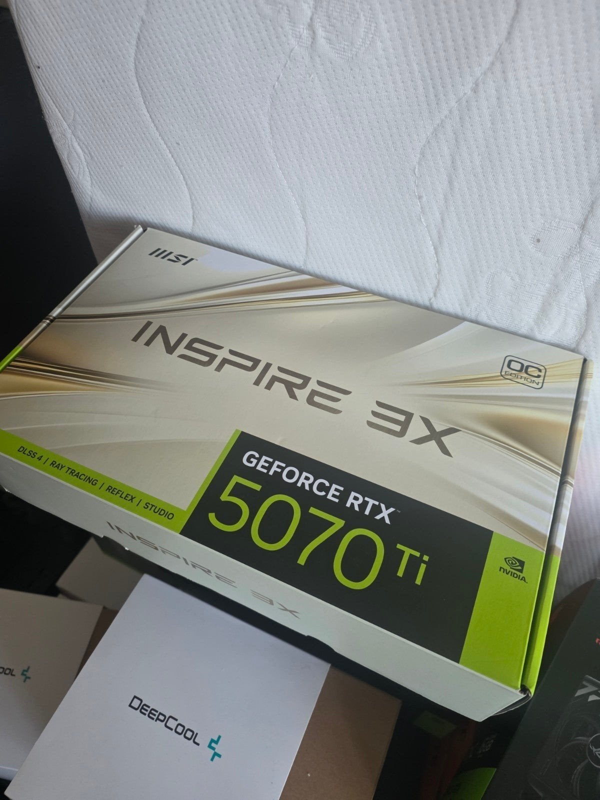 MSI RTX 5070 Ti Inspire, Informatique & Logiciels, Enlèvement ou Envoi