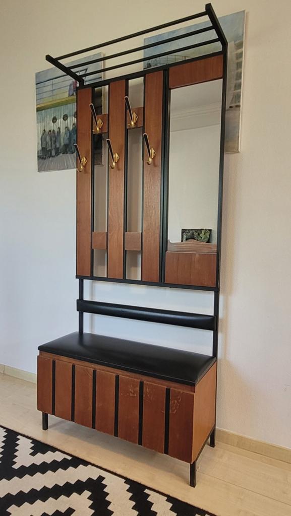 Mobilier d'entrée vintage des années 1960 de style MCM, Maison & Meubles, Enlèvement