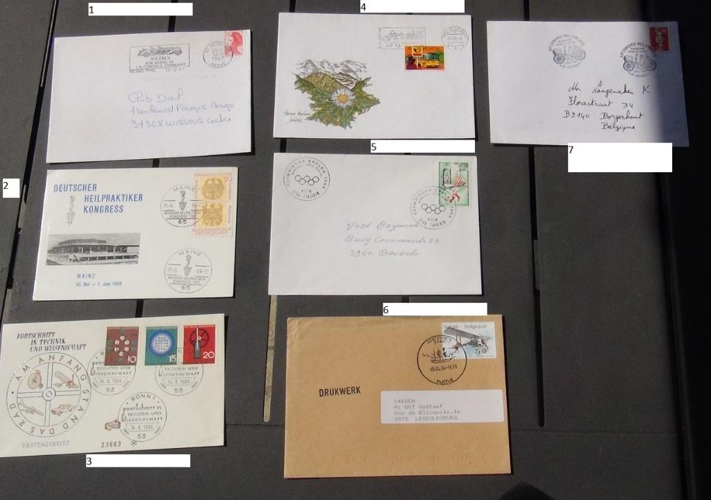 Modernere poststukken, per stuk aangeboden, Postzegels en Munten, Postzegels | Thematische zegels, Ophalen of Verzenden, Gestempeld