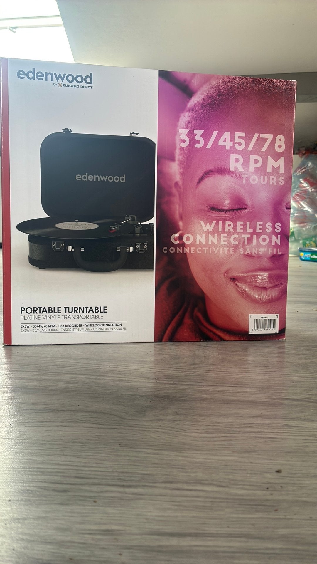Draagbare vinylspeler, Ophalen, Nieuw in verpakking